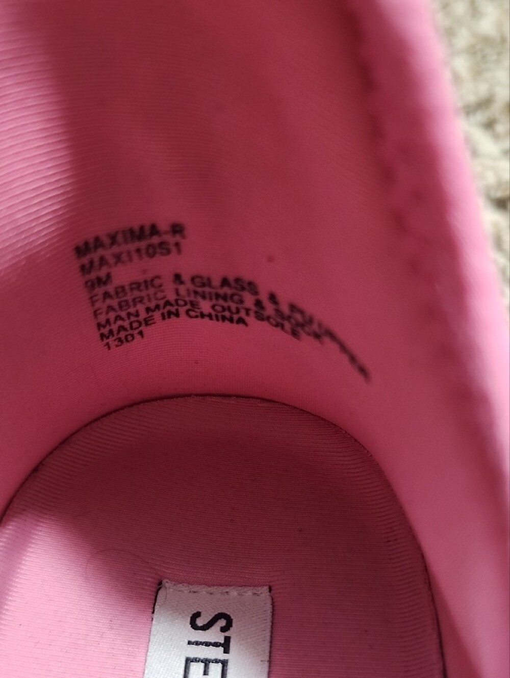 Steve Madden Maxima Hot Barbie Pink Rhinestone Fashion Sneakers Sparkle Athletic - Picture 10 of 12